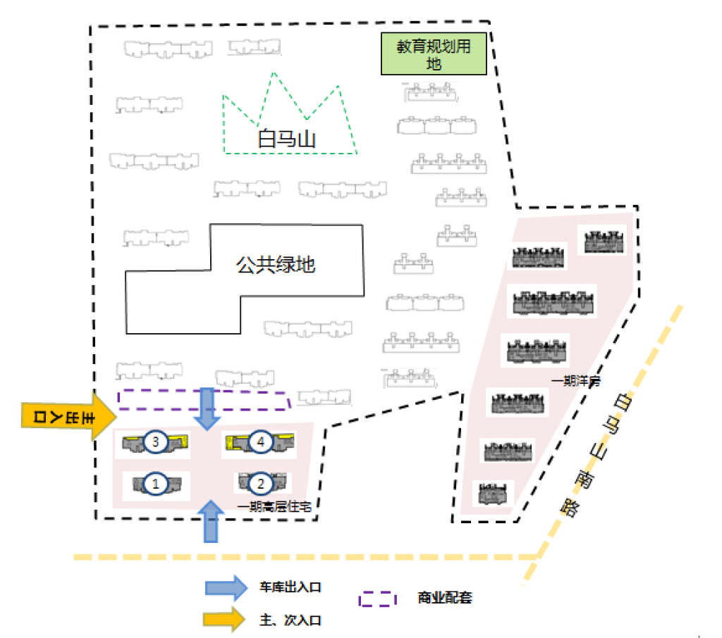 济南世茂原山首府总平面图